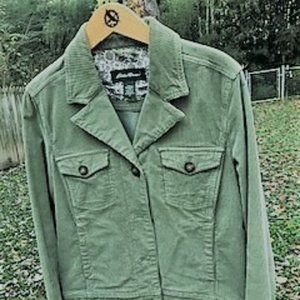 EUC Eddie Bauer Sage Green Corduroy jacket